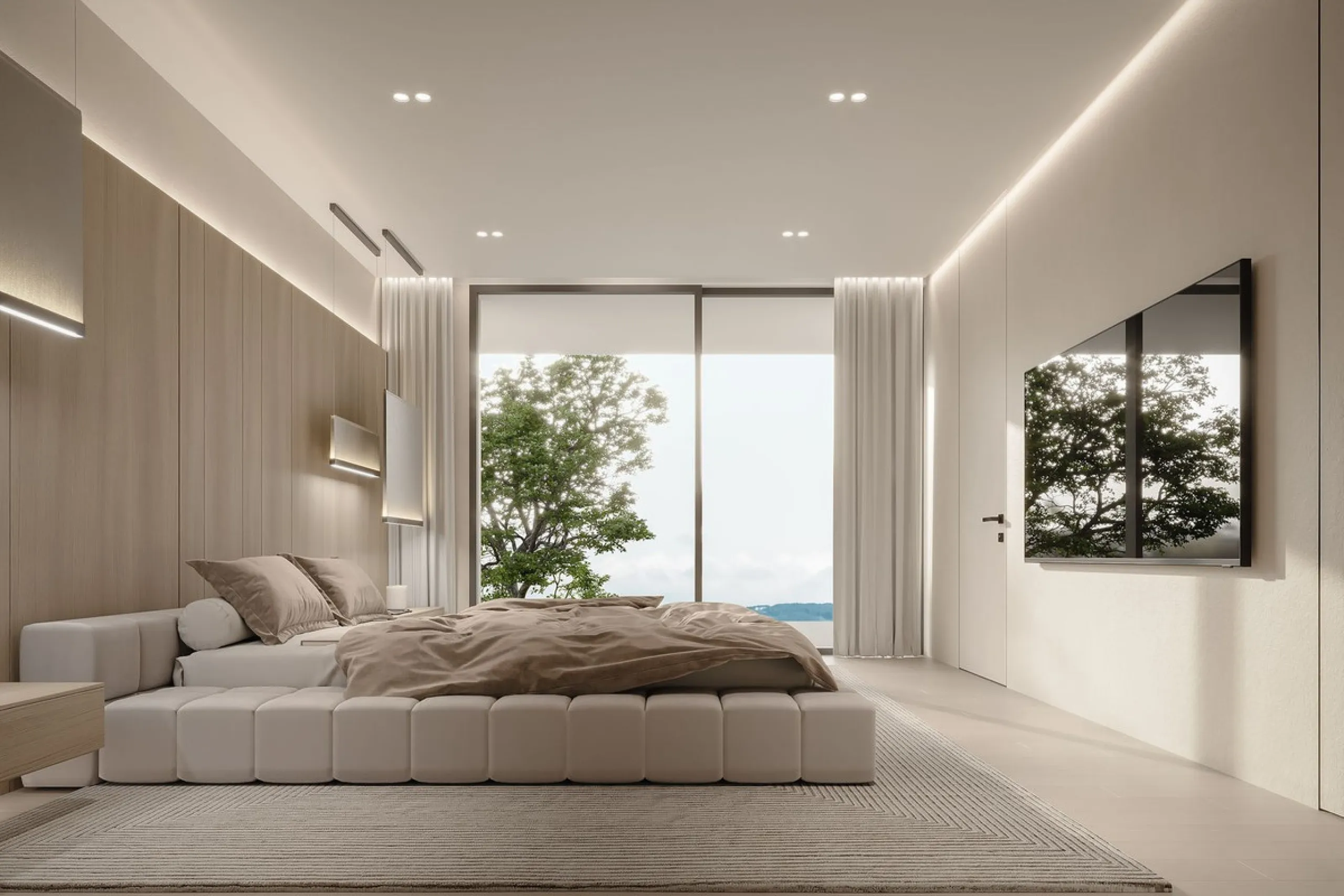 Set within the exclusive gated community of Montemayor, this unfurnished contemporary villa is offered for sale off-plan and currently under construction, with completion scheduled for September 2026. Designed to combine modern architecture with its natur