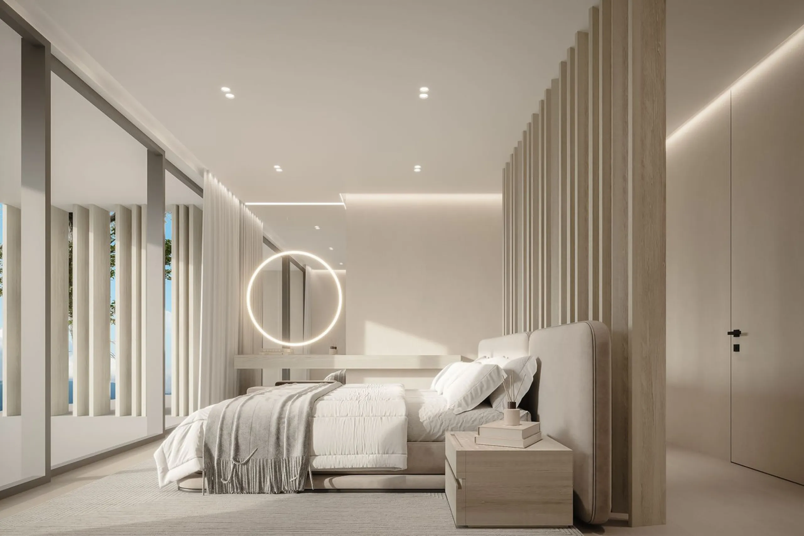 Set within the exclusive gated community of Montemayor, this unfurnished contemporary villa is offered for sale off-plan and currently under construction, with completion scheduled for September 2026. Designed to combine modern architecture with its natur