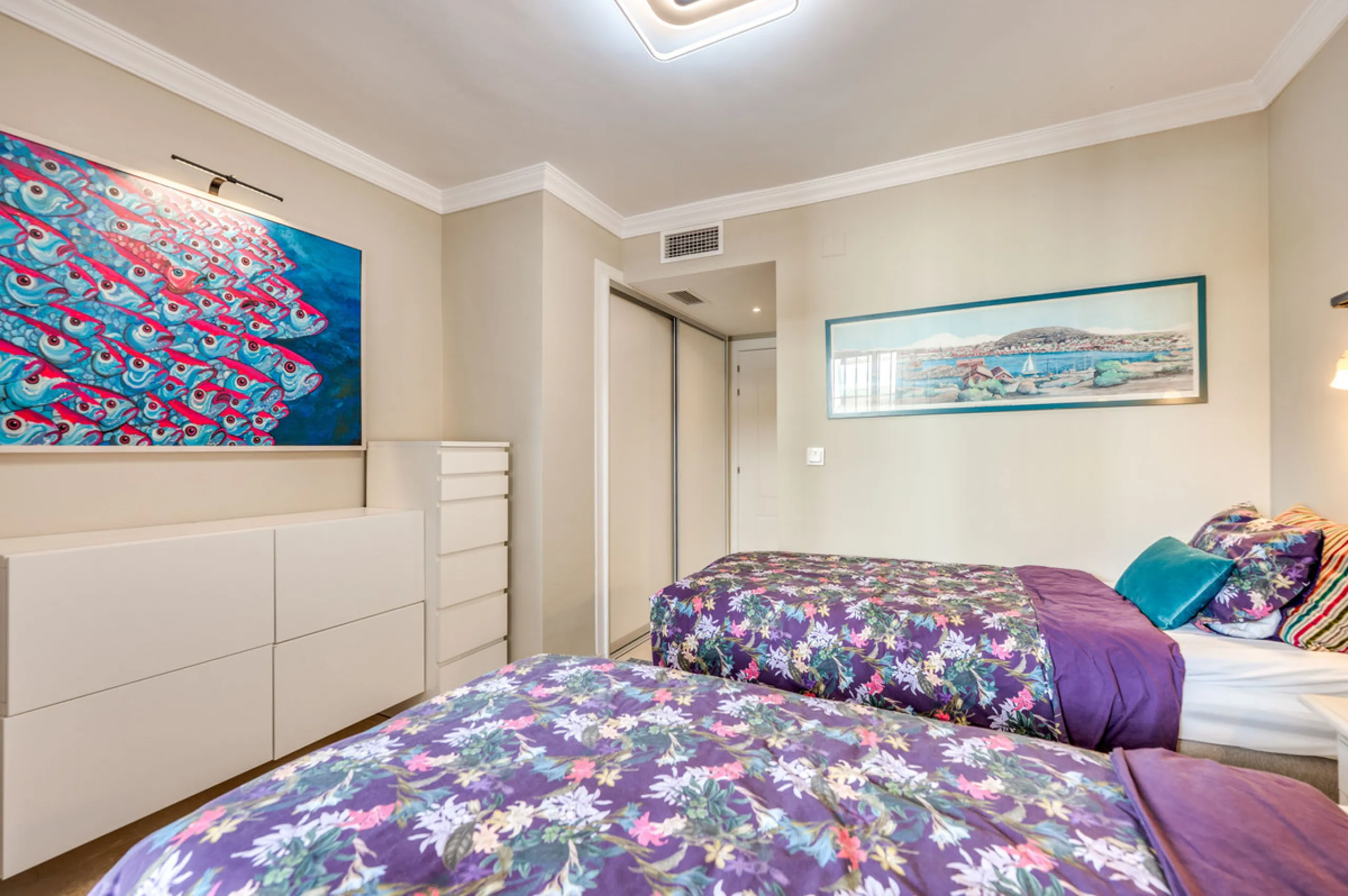 This truly special home combines space, light and tranquility in one of Guadalmina's most sought-after settings. Located on the first floor yet elevated above the golf course, the apartment enjoys the feel of a third floor or penthouse, with uninterrupted