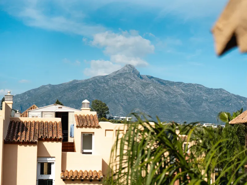This exceptional, newly renovated townhouse is located in the sought-after urbanisation Condes de Iza, ideally positioned between Nueva Andalucía and San Pedro in Marbella. Enjoying a prime southwest orientation and an open outlook with no properties dire