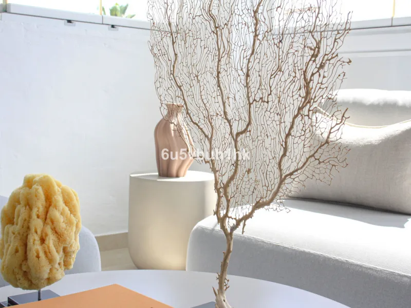 Located on Marbella's prestigious Golden Mile, this refined apartment in Las Cañas Beach perfectly balances timeless elegance with the comfort of a true home. Recently renovated and thoughtfully furnished with premium materials, it's offered exactly as it