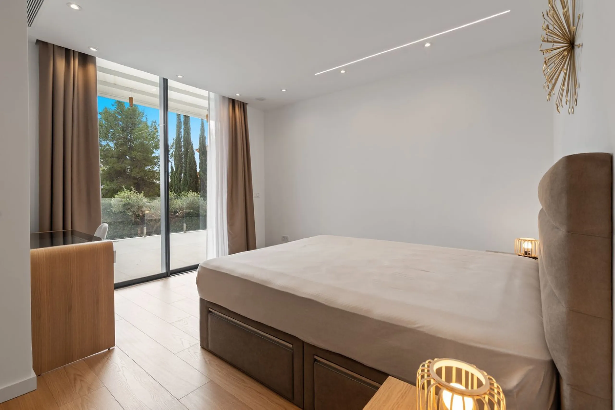 Contemporary luxury villa with sea and golf views for sale between Marbella and Estepona