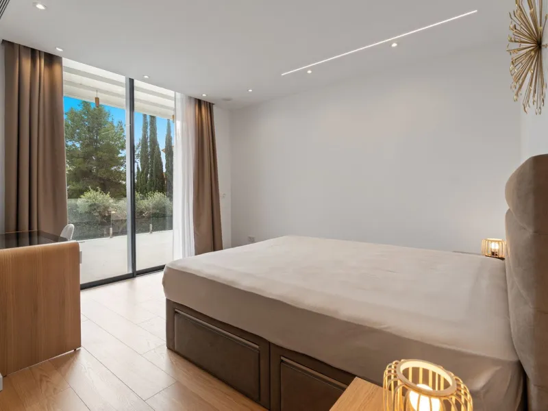 Contemporary luxury villa with sea and golf views for sale between Marbella and Estepona