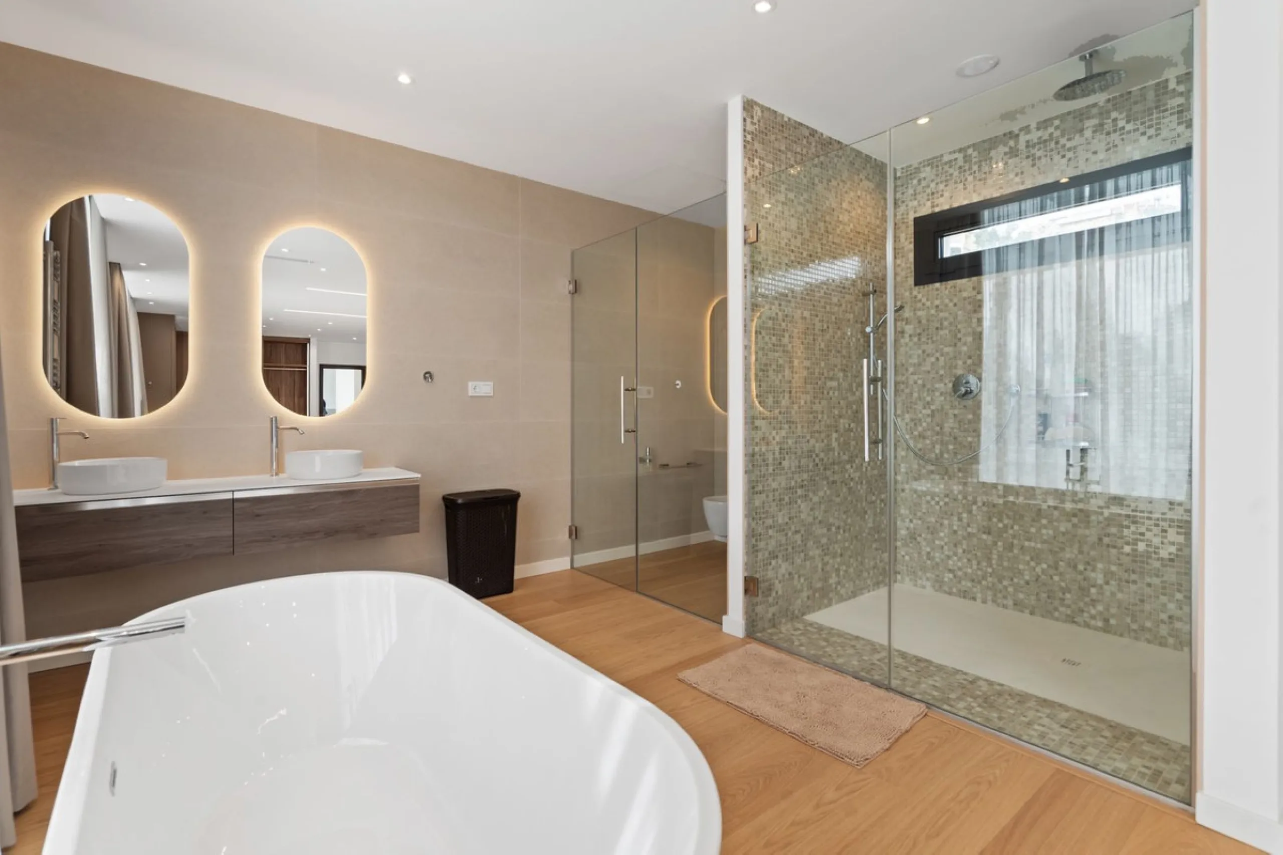 Contemporary luxury villa with sea and golf views for sale between Marbella and Estepona