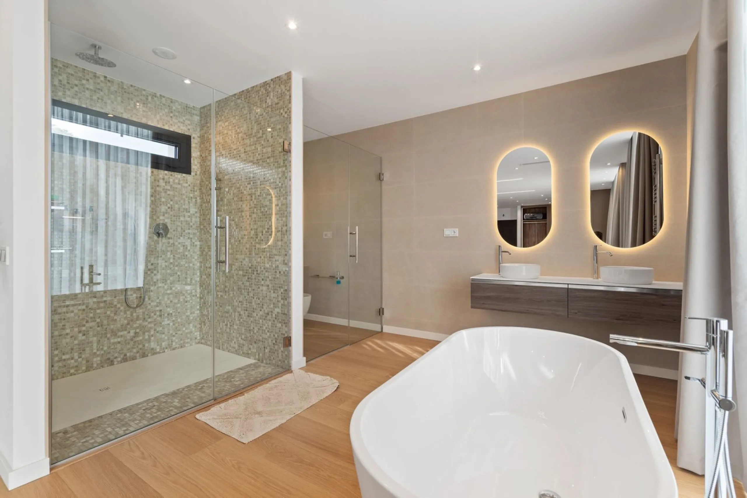 Contemporary luxury villa with sea and golf views for sale between Marbella and Estepona