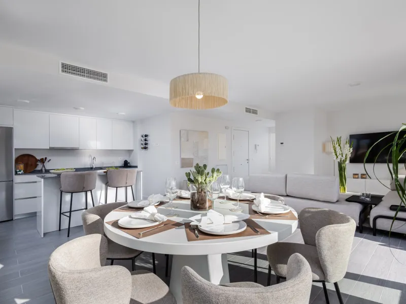 Discover unparalleled luxury and Mediterranean elegance in this exceptional 3-bedroom penthouse, nestled within the prestigious Vitta Natura  in La Cala de Mijas. Designed for those who appreciate sophistication and serenity, this residence boasts a vast 