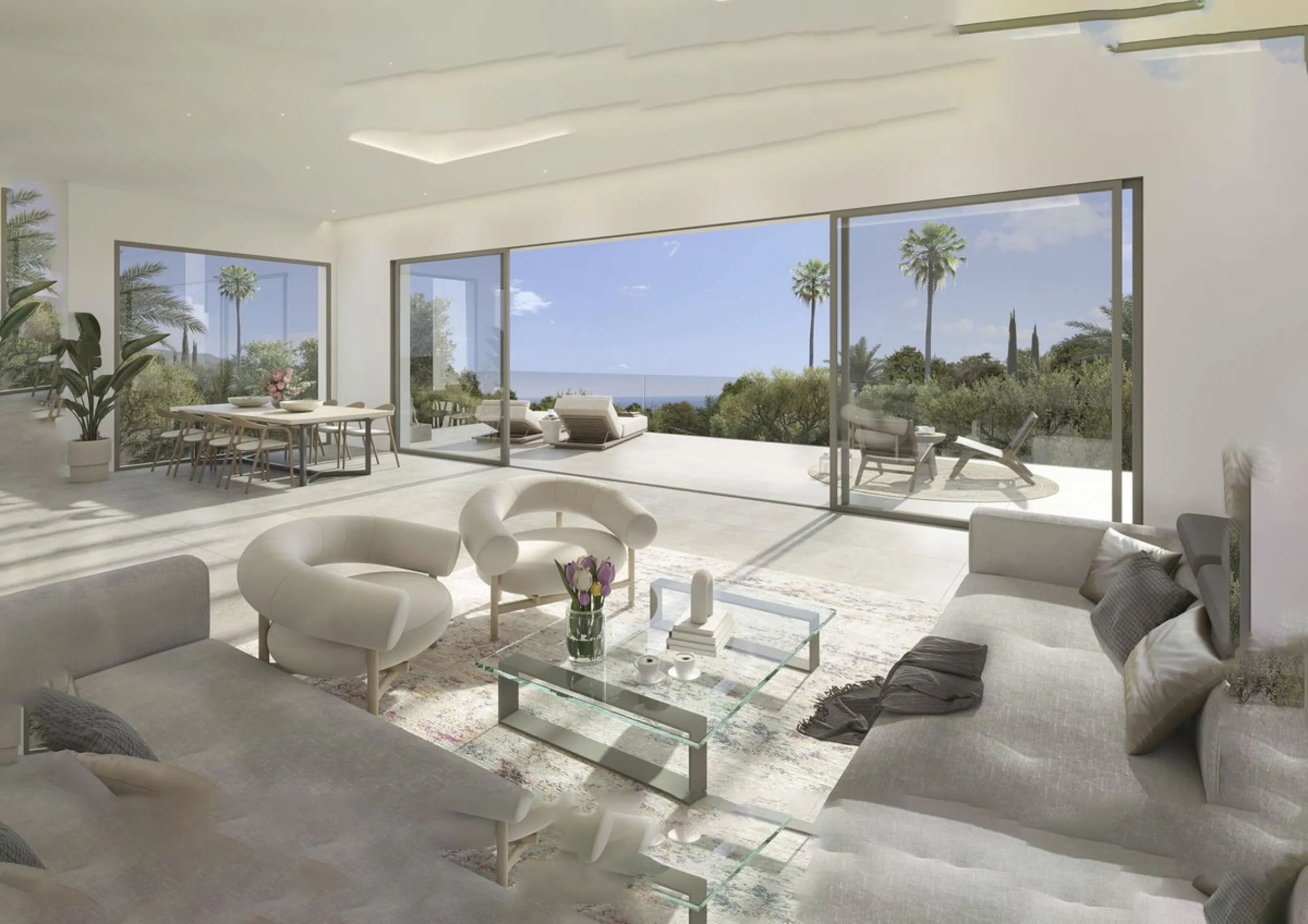 Contemporary Frontline Golf Villa with Sea Views | El Paraíso, Benahavís | Completion June 2026