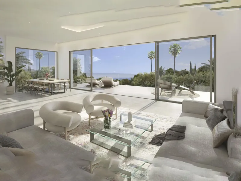 Contemporary Frontline Golf Villa with Sea Views | El Paraíso, Benahavís | Completion June 2026