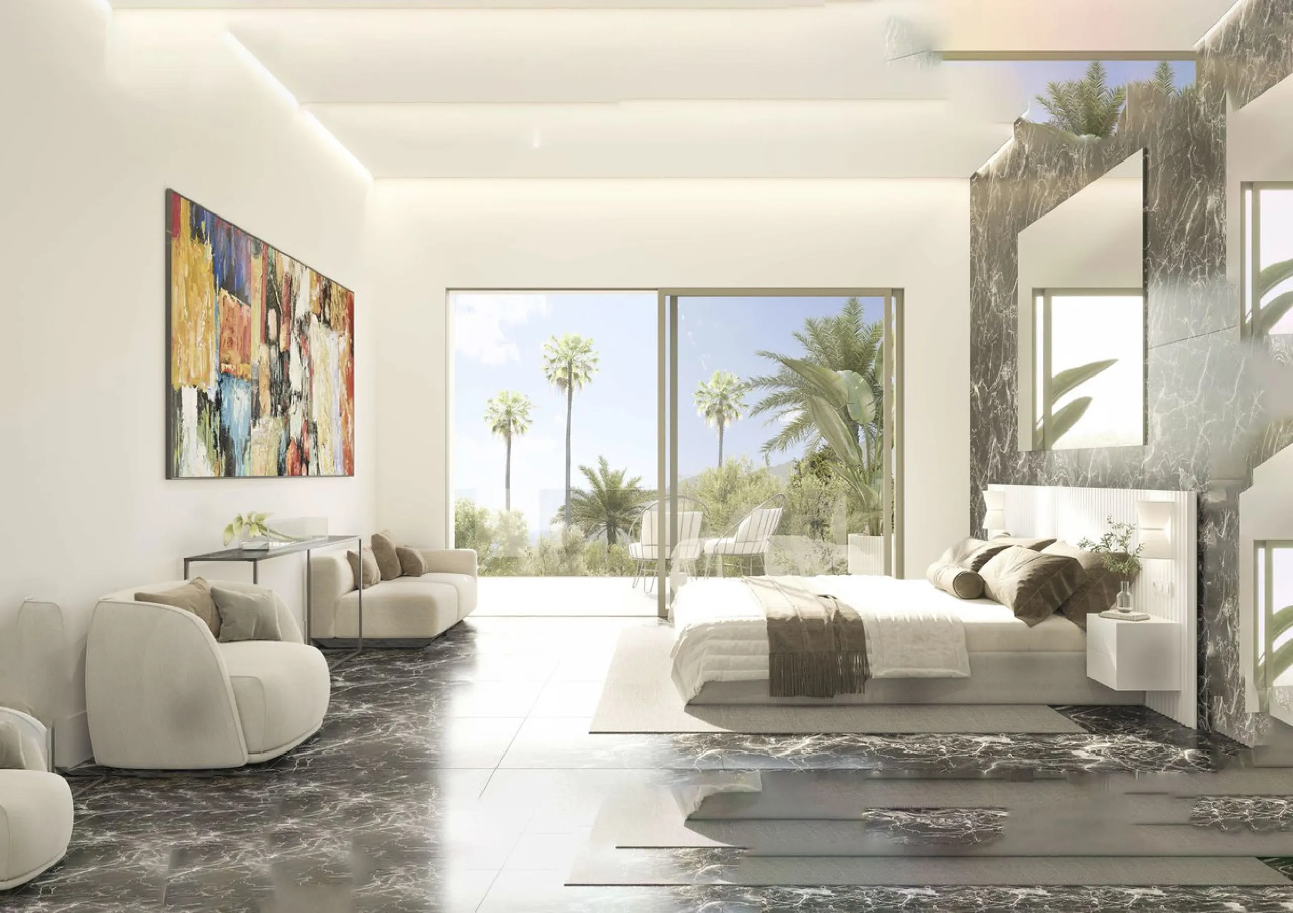 Contemporary Frontline Golf Villa with Sea Views | El Paraíso, Benahavís | Completion June 2026