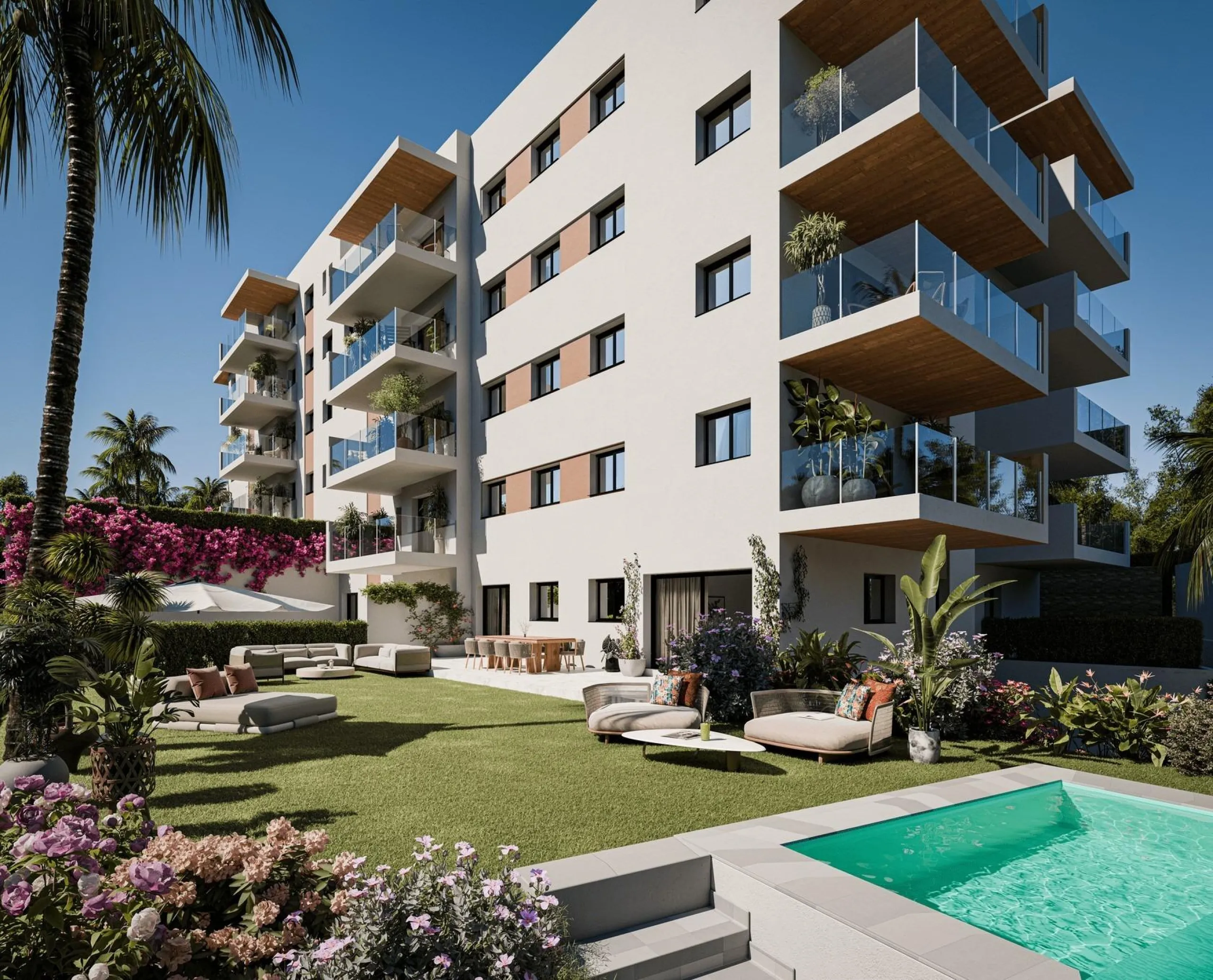 Modern New Apartments with Rooftop Amenities in Las Mesas Estepona& & Prime Location in One of Estepona Most Promising Areas& This exclusive new residential development is located in Las Mesas, one of the fastest growing and most desirable areas 