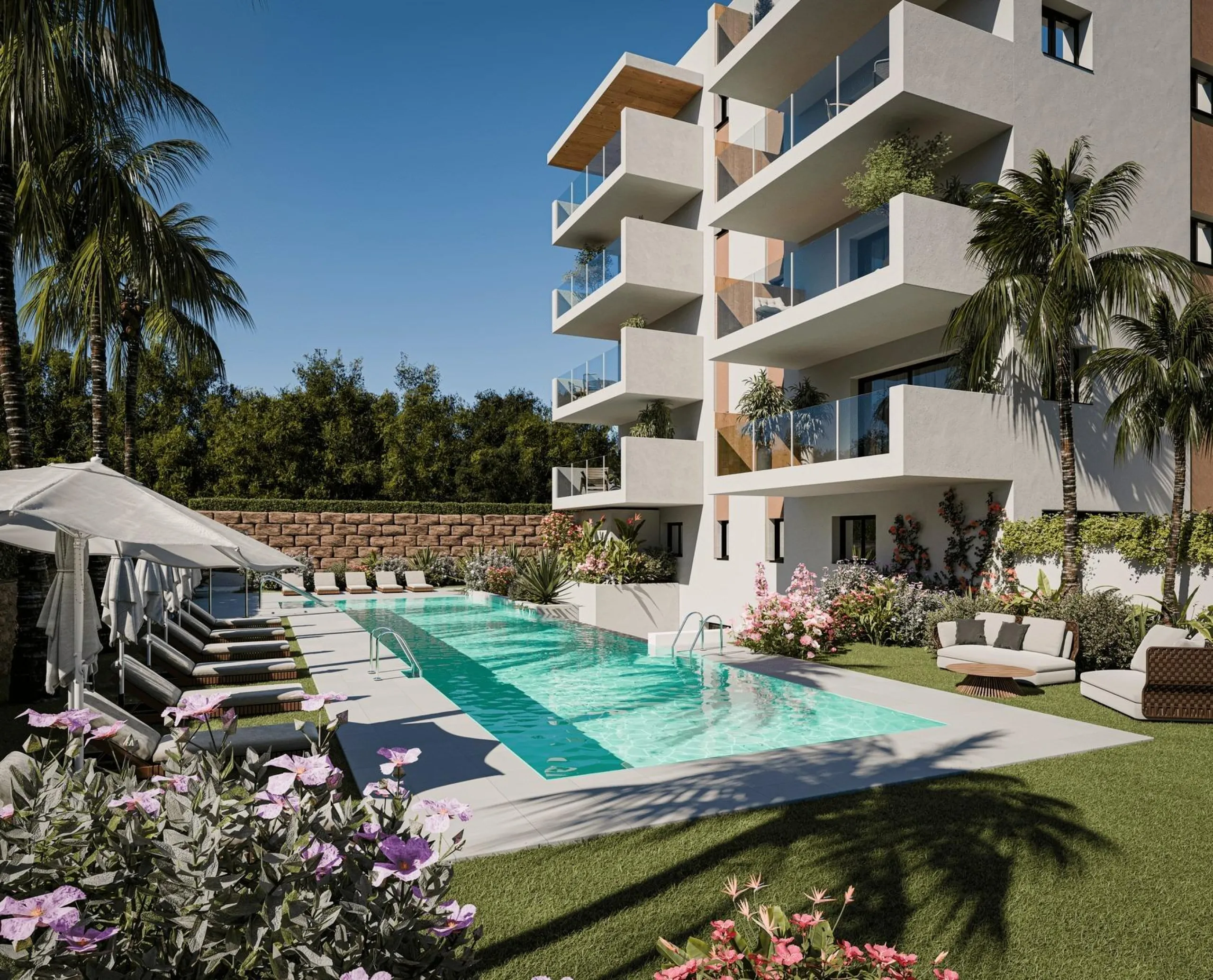 Modern New Apartments with Rooftop Amenities in Las Mesas Estepona& & Prime Location in One of Estepona Most Promising Areas& This exclusive new residential development is located in Las Mesas, one of the fastest growing and most desirable areas 