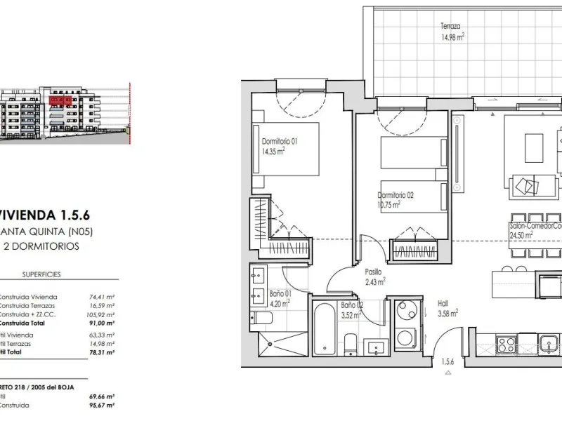 Modern New Apartments with Rooftop Amenities in Las Mesas Estepona& & Prime Location in One of Estepona Most Promising Areas& This exclusive new residential development is located in Las Mesas, one of the fastest growing and most desirable areas 