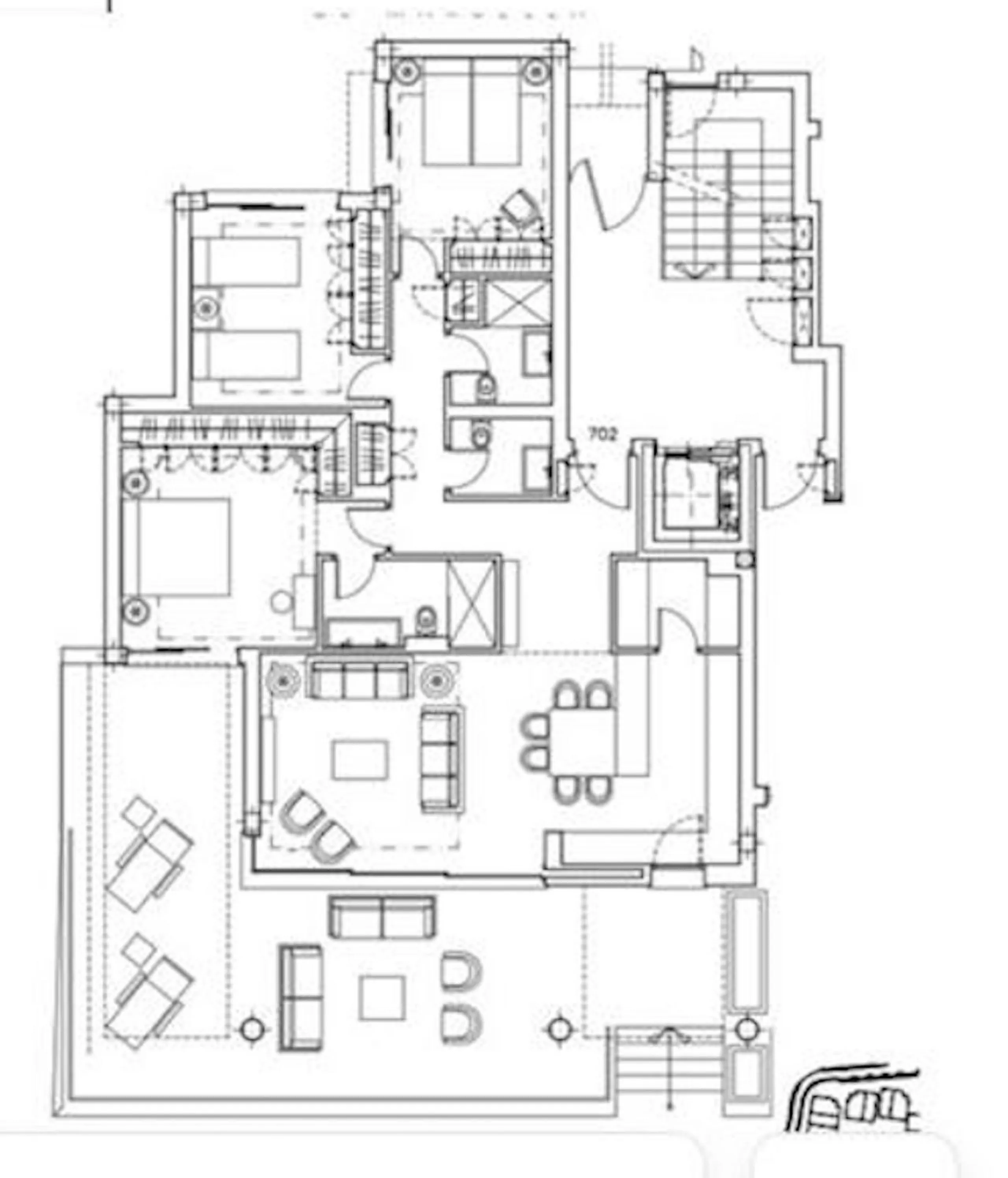 Apartment - Ground Floor Apartment в продаже в Marbella, Málaga. В доме 3 спален и 2 ванных комнат. Площадь дома 130 м². Площадь участка 54 м²
