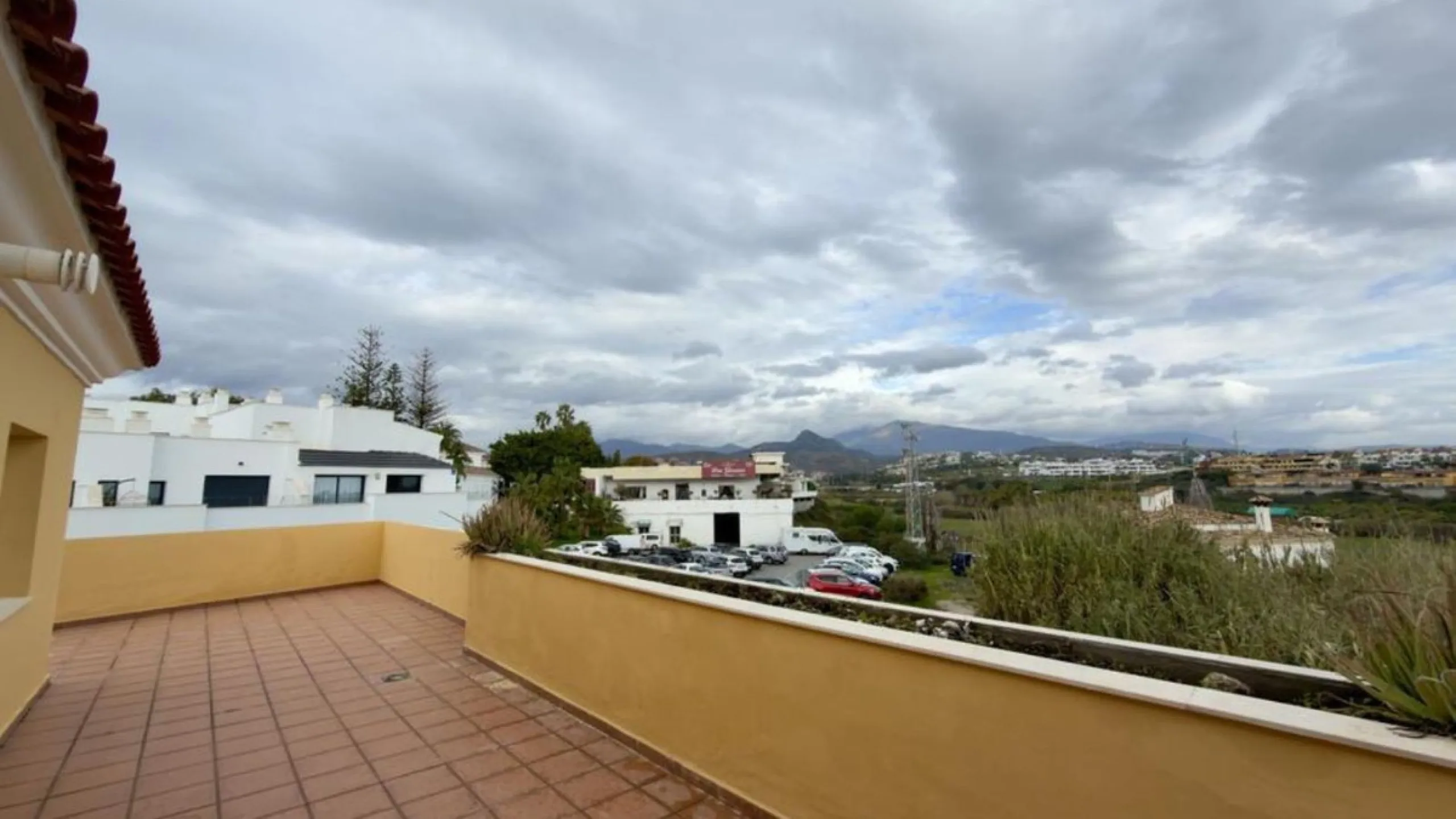 Exclusive penthouse for sale in Cancelada, Estepona, ideal for those seeking to enjoy the Costa del Sol lifestyle with generous outdoor space and a privileged location. The property stands out for its impressive terrace of approximately 80 m² with open vi