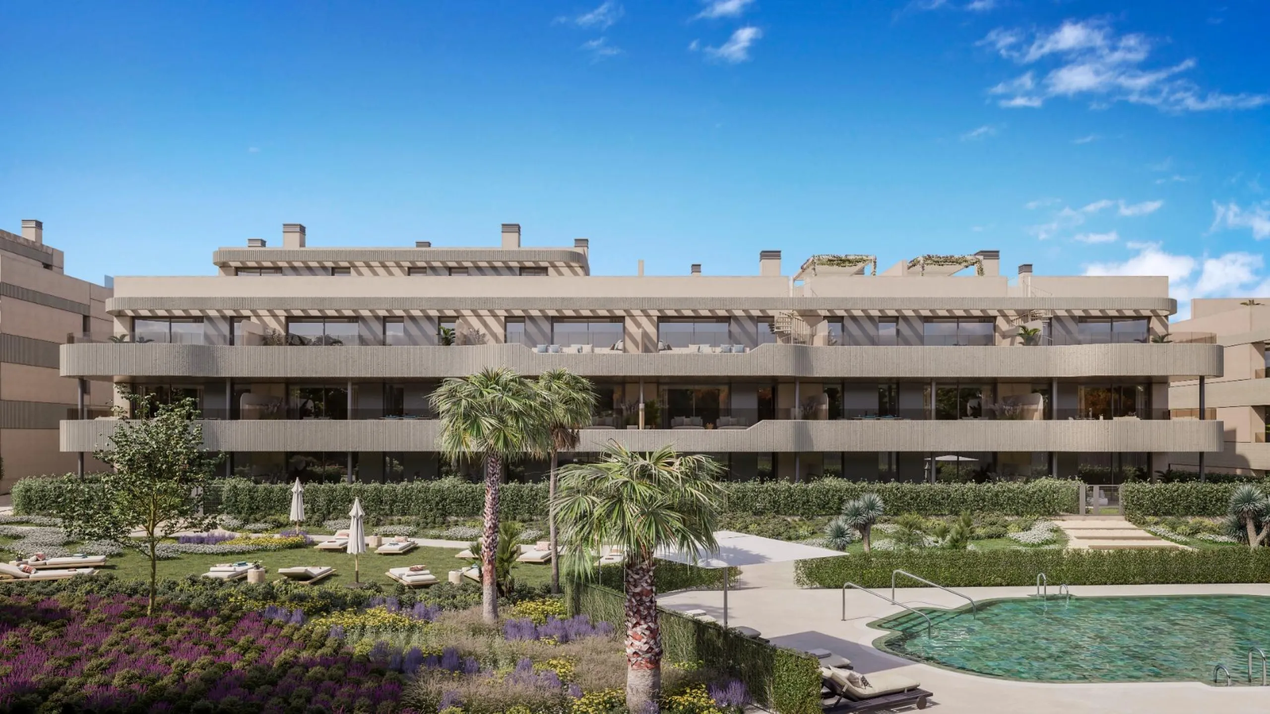 Luxury New Apartments and Penthouses in the Golden Triangle Marbella Estepona Benahavis& & Exclusive New Development in a Prime Costa del Sol Location& This new residential release offers 81 elegant apartments and penthouses with two and three be