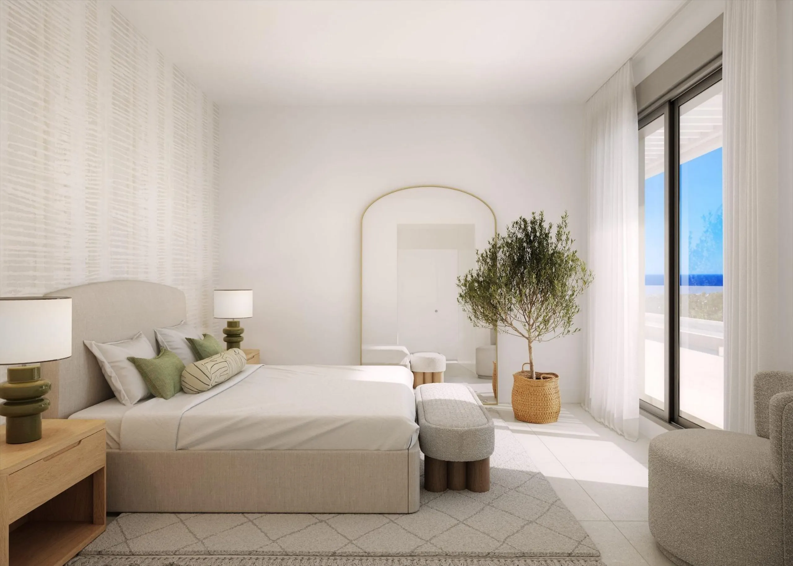 Modern New Build Apartments in Selwo Estepona Near the Beach and Golf& & Exclusive Location in Selwo Estepona& Discover this new residential development in the heart of Selwo, Estepona, next to La Resina Golf Club. Set in an elevated position ove
