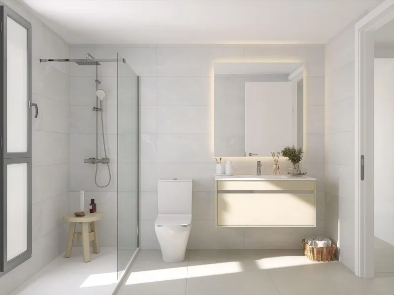 Modern New Build Apartments in Selwo Estepona Near the Beach and Golf& & Exclusive Location in Selwo Estepona& Discover this new residential development in the heart of Selwo, Estepona, next to La Resina Golf Club. Set in an elevated position ove