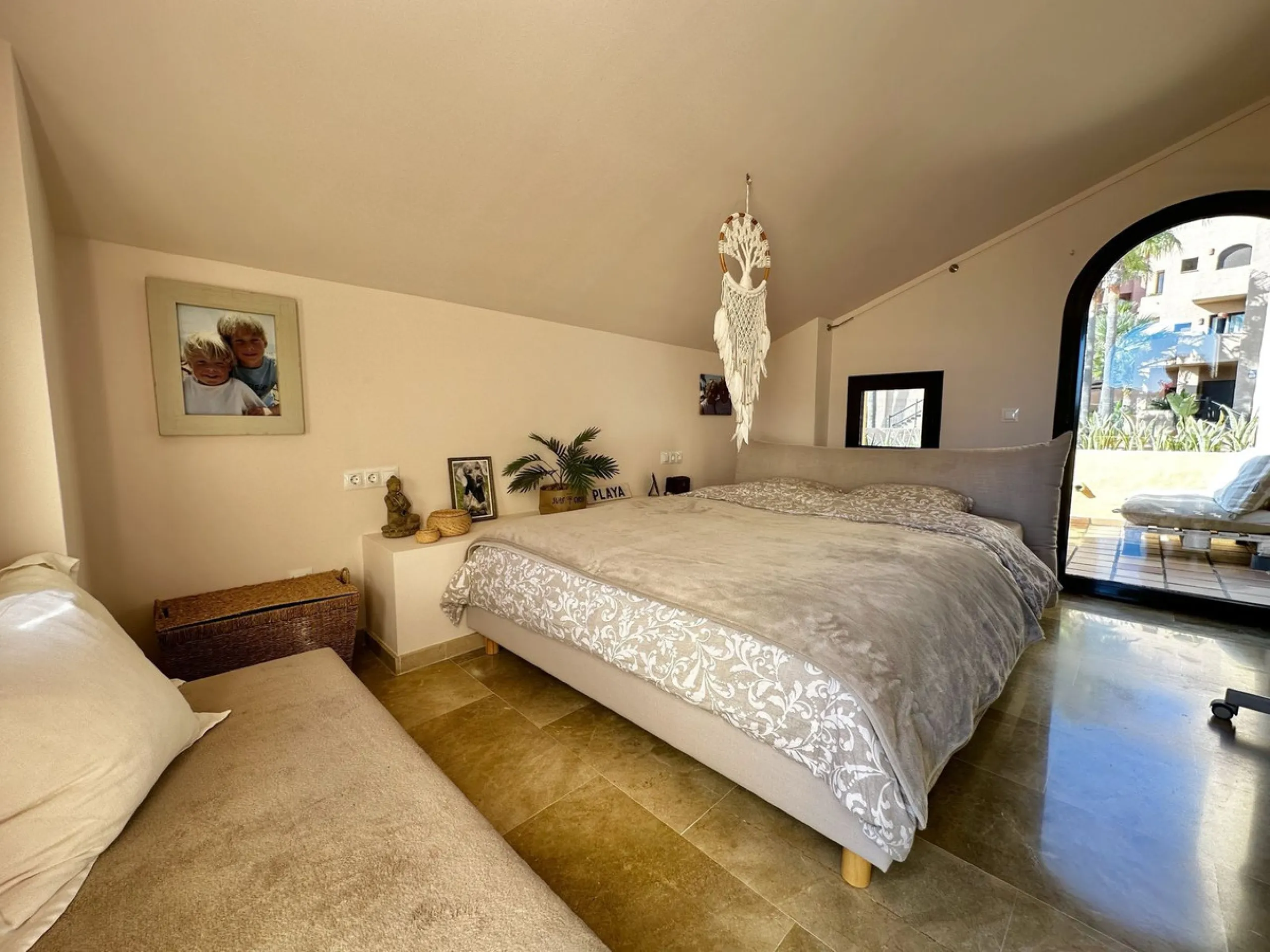 Stunning refurbished corner penthouse for sale in Coto Real La Duquesa, offering a rare opportunity to own a luxury three bedroom penthouse on the Costa del Sol. This exceptional property features panoramic sea views and golf views, making it an ideal cho
