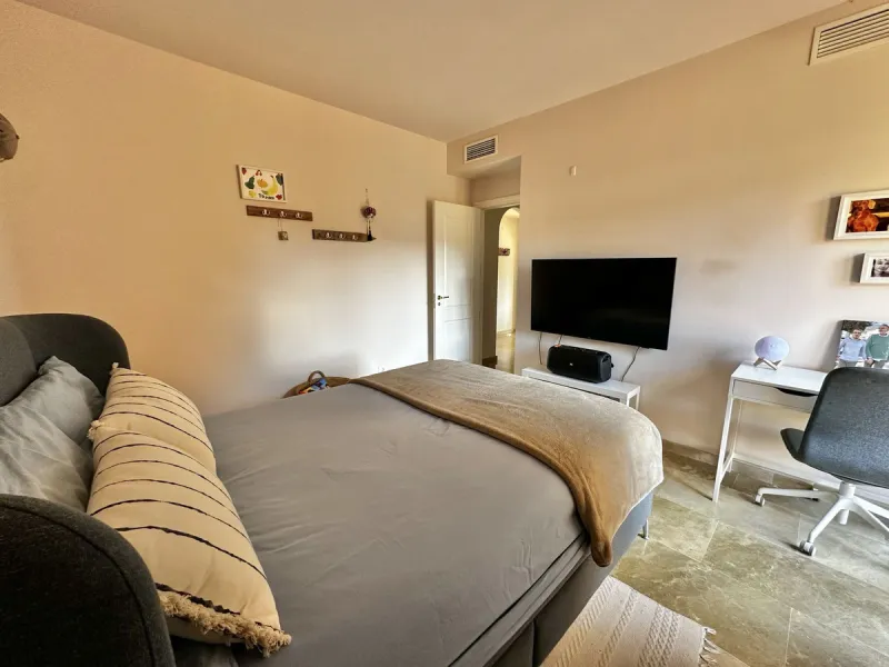 Stunning refurbished corner penthouse for sale in Coto Real La Duquesa, offering a rare opportunity to own a luxury three bedroom penthouse on the Costa del Sol. This exceptional property features panoramic sea views and golf views, making it an ideal cho