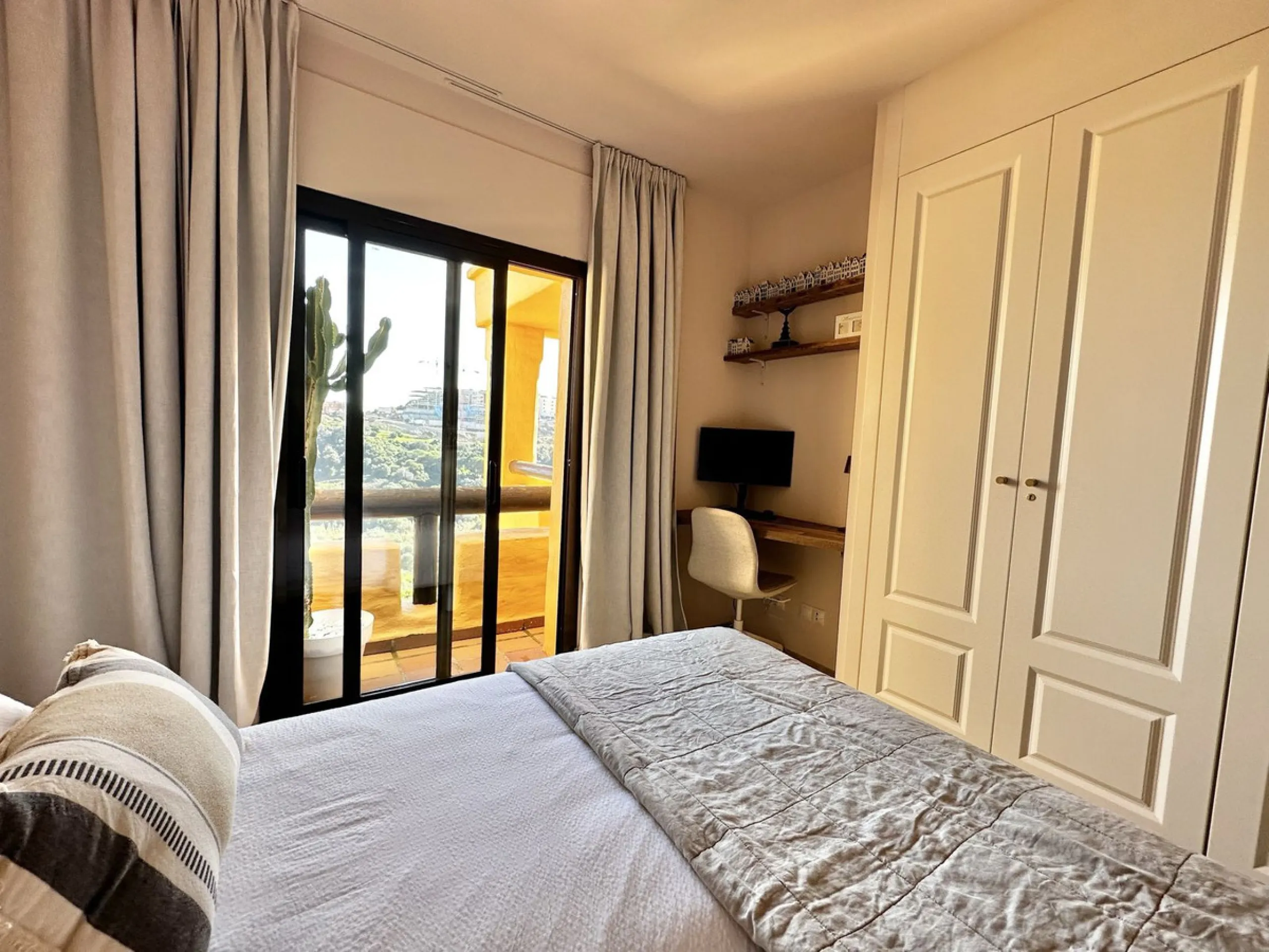 Stunning refurbished corner penthouse for sale in Coto Real La Duquesa, offering a rare opportunity to own a luxury three bedroom penthouse on the Costa del Sol. This exceptional property features panoramic sea views and golf views, making it an ideal cho