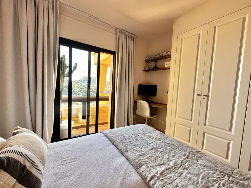Stunning refurbished corner penthouse for sale in Coto Real La Duquesa, offering a rare opportunity to own a luxury three bedroom penthouse on the Costa del Sol. This exceptional property features panoramic sea views and golf views, making it an ideal cho