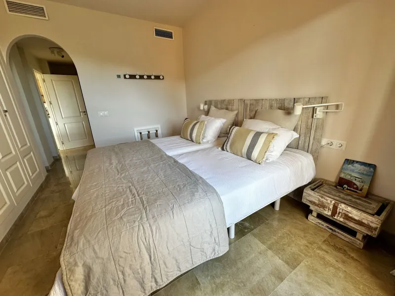 Stunning refurbished corner penthouse for sale in Coto Real La Duquesa, offering a rare opportunity to own a luxury three bedroom penthouse on the Costa del Sol. This exceptional property features panoramic sea views and golf views, making it an ideal cho