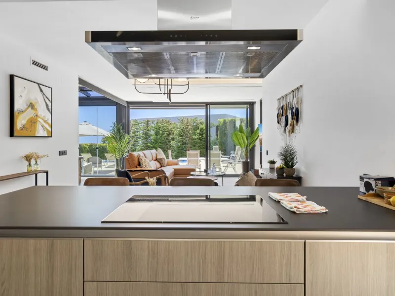 For Sale – Villa Yara | Contemporary villa in Mijas with cinema room, sauna, pool & mountain views..