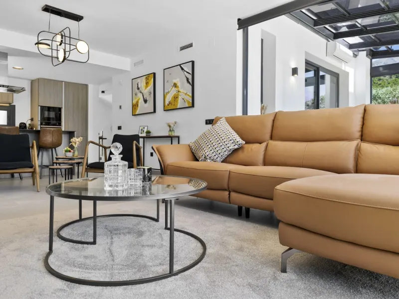For Sale – Villa Yara | Contemporary villa in Mijas with cinema room, sauna, pool & mountain views..