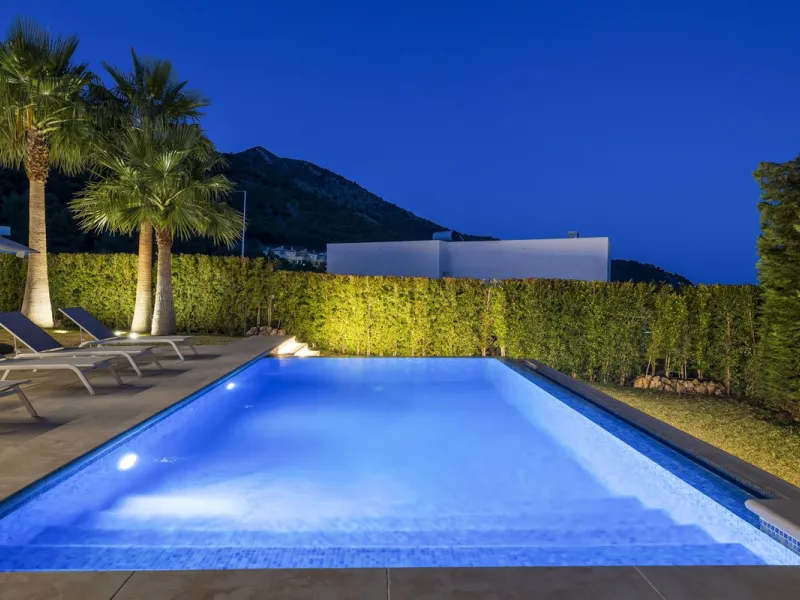 For Sale – Villa Yara | Contemporary villa in Mijas with cinema room, sauna, pool & mountain views..
