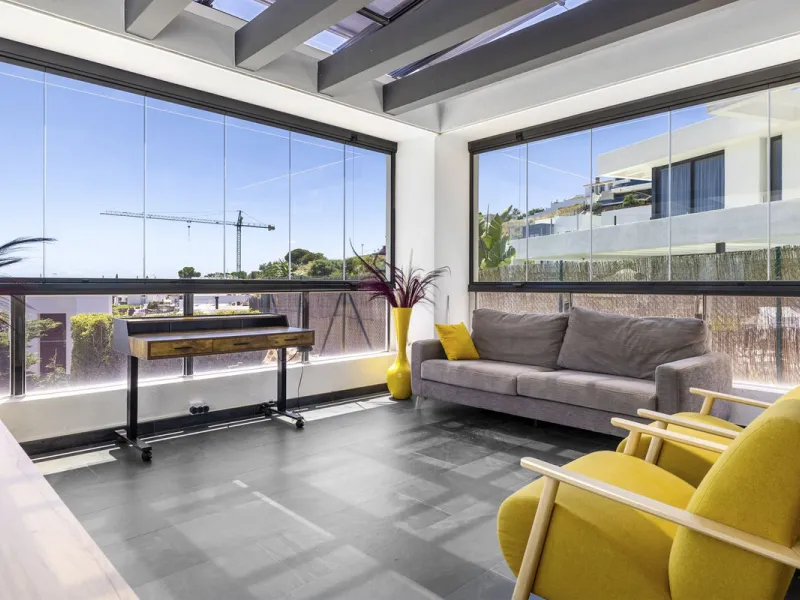 For Sale – Villa Yara | Contemporary villa in Mijas with cinema room, sauna, pool & mountain views..