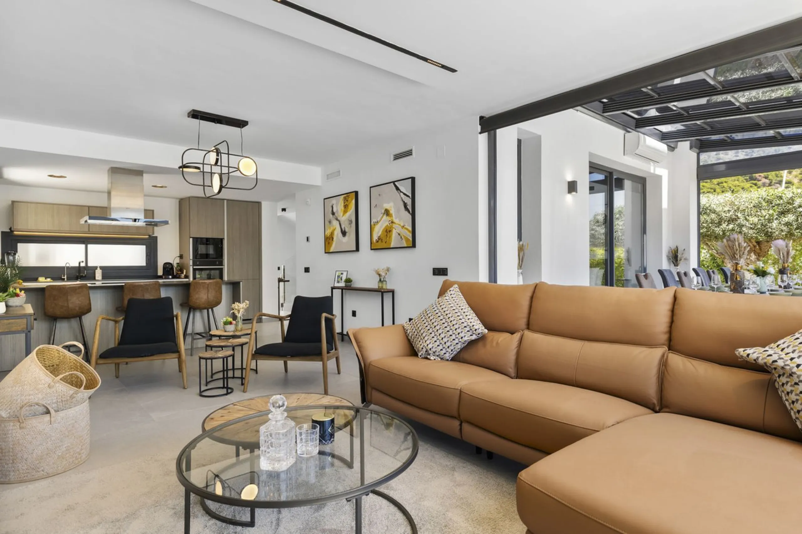 For Sale – Villa Yara | Contemporary villa in Mijas with cinema room, sauna, pool & mountain views..