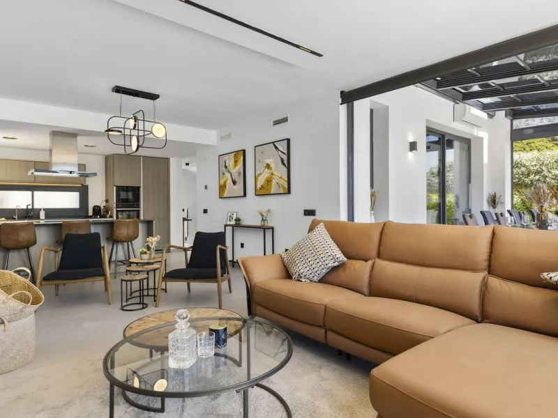 For Sale – Villa Yara | Contemporary villa in Mijas with cinema room, sauna, pool & mountain views..