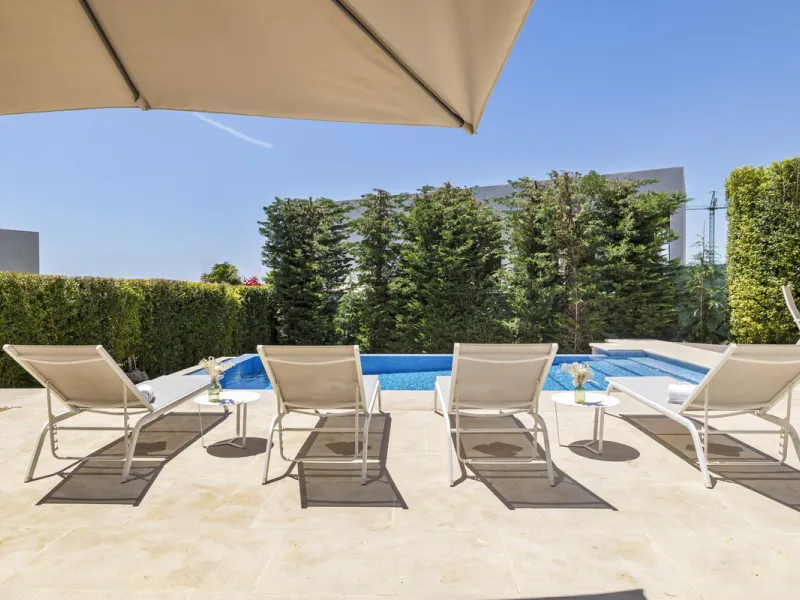 For Sale – Villa Yara | Contemporary villa in Mijas with cinema room, sauna, pool & mountain views..
