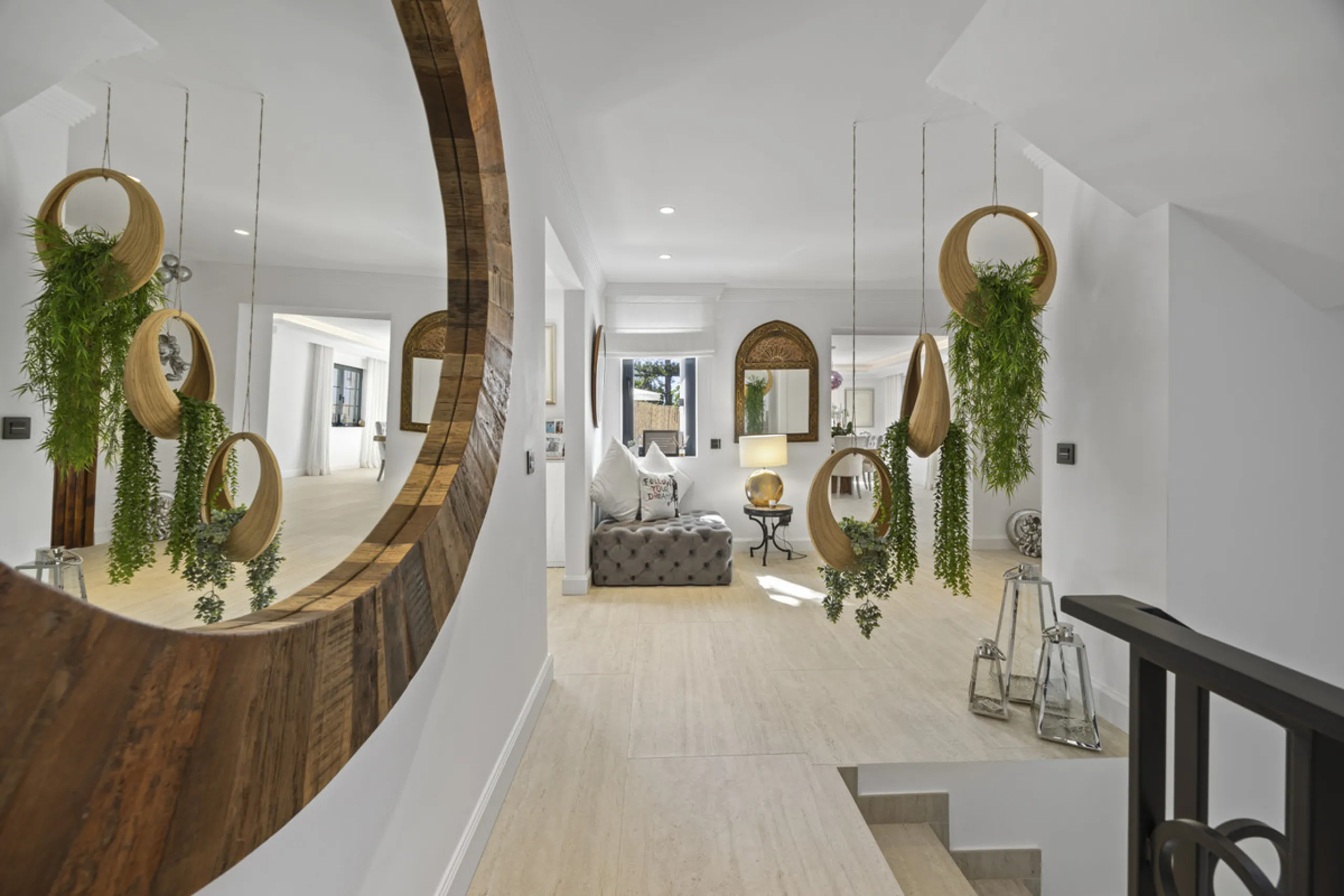 Discover this exceptional southwest-facing villa, a stunning blend of contemporary elegance and modern comfort. Recently refurbished with top-quality materials, this exquisite home boasts a sleek design that perfectly complements its surroundings. Located