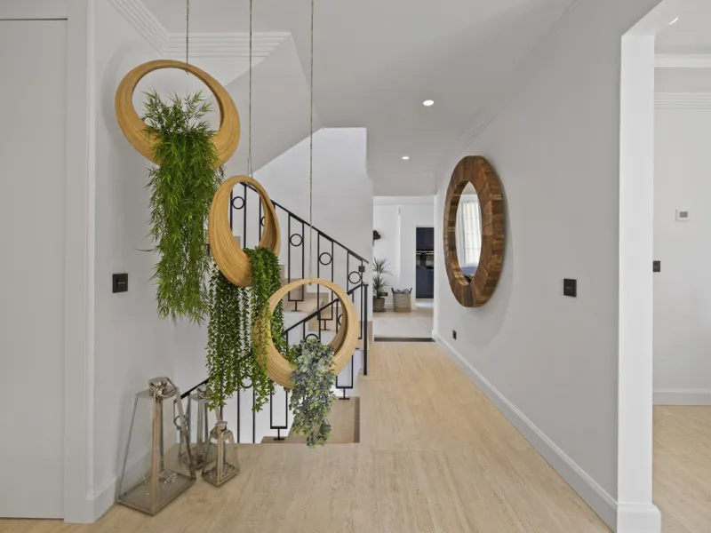 Discover this exceptional southwest-facing villa, a stunning blend of contemporary elegance and modern comfort. Recently refurbished with top-quality materials, this exquisite home boasts a sleek design that perfectly complements its surroundings. Located