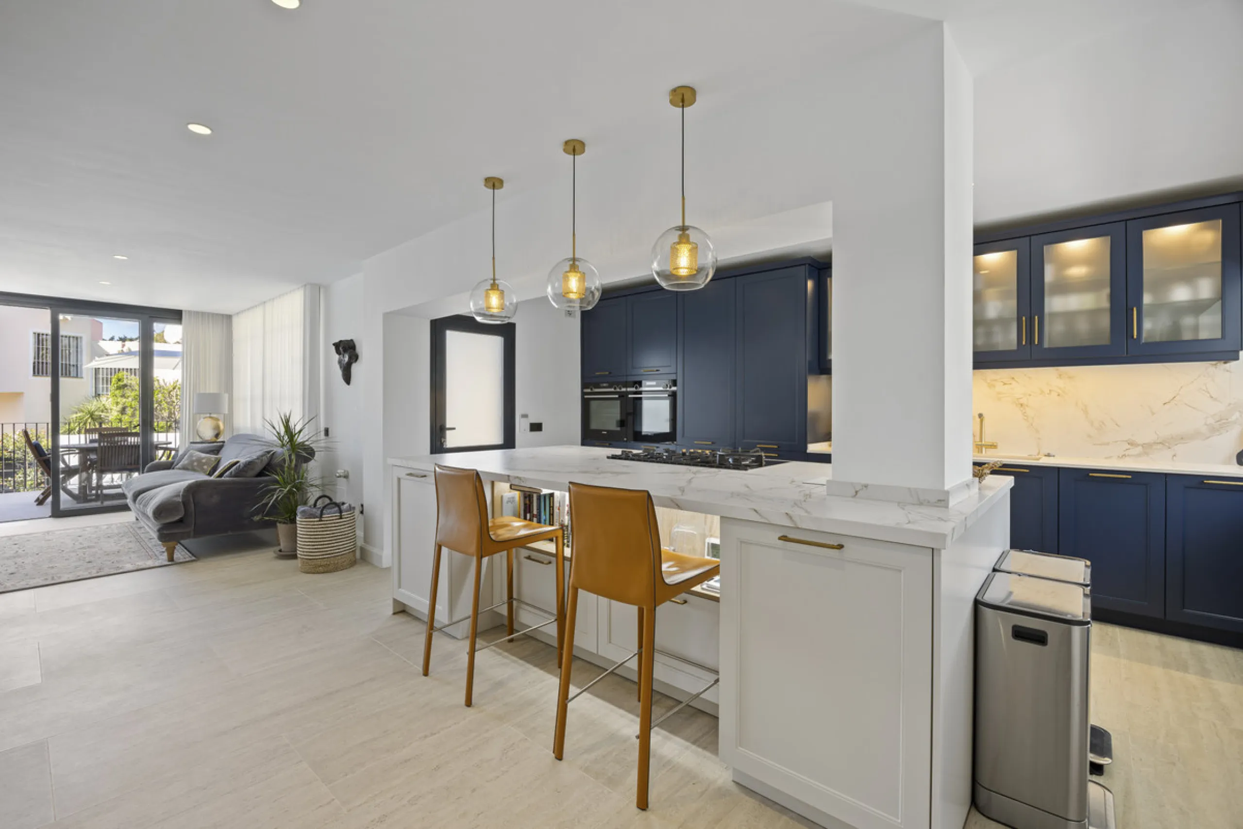 Discover this exceptional southwest-facing villa, a stunning blend of contemporary elegance and modern comfort. Recently refurbished with top-quality materials, this exquisite home boasts a sleek design that perfectly complements its surroundings. Located