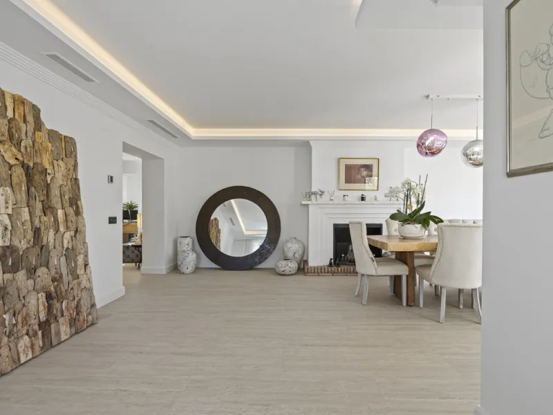Discover this exceptional southwest-facing villa, a stunning blend of contemporary elegance and modern comfort. Recently refurbished with top-quality materials, this exquisite home boasts a sleek design that perfectly complements its surroundings. Located