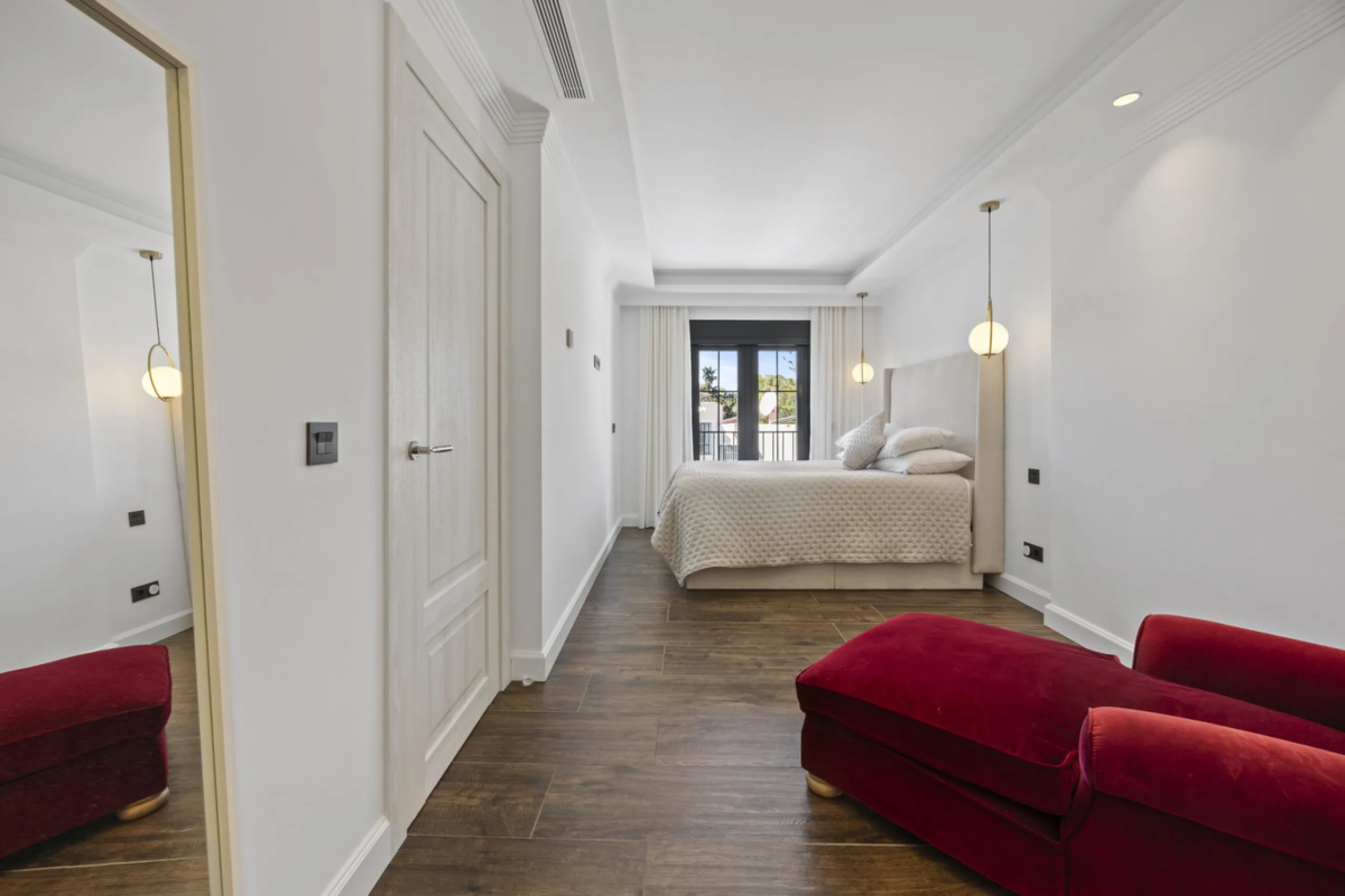 Discover this exceptional southwest-facing villa, a stunning blend of contemporary elegance and modern comfort. Recently refurbished with top-quality materials, this exquisite home boasts a sleek design that perfectly complements its surroundings. Located