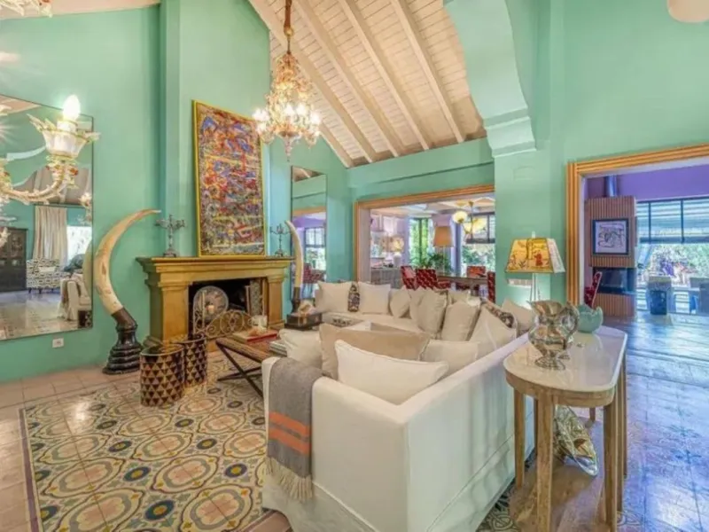 Welcome to a one-of-a-kind Mediterranean sanctuary, nestled in the exclusive urbanization of Lomas de Marbella Club, a place where timeless Andalusian charm meets artistic soul and untapped potential.