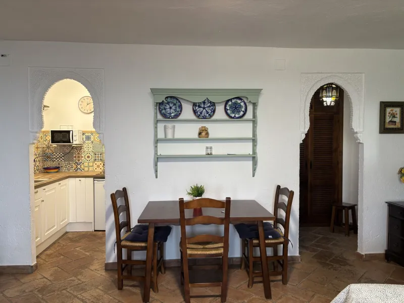 Income potential meets lifestyle in this exceptional multi-unit casa rural on the very edge of Júzcar (Málaga), enjoying breathtaking open views and a wonderfully tranquil setting at the edge of the village. Set on approximately 8,900 m² of land, the prop