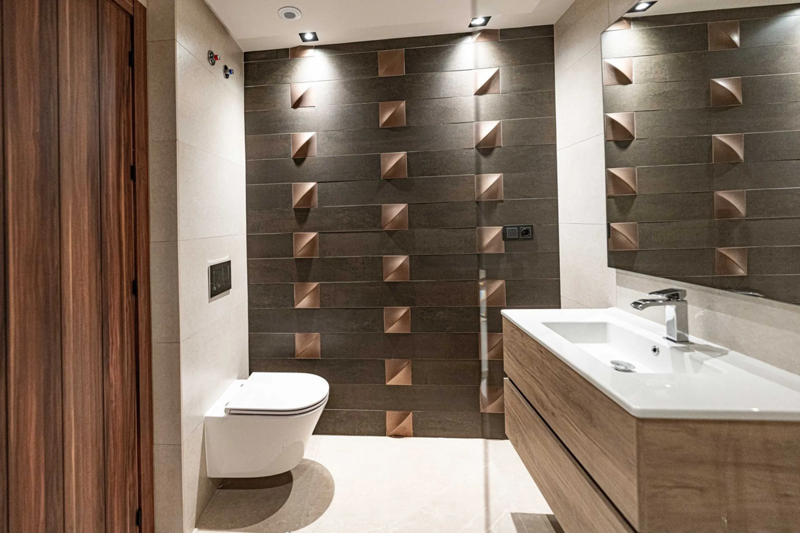 Superb Elevated Corner 3-Bedoom 2-bath Contemporary Apartment with 2 separate balconies set within the sought-after Marbella Lake Development in the Golf Valley.