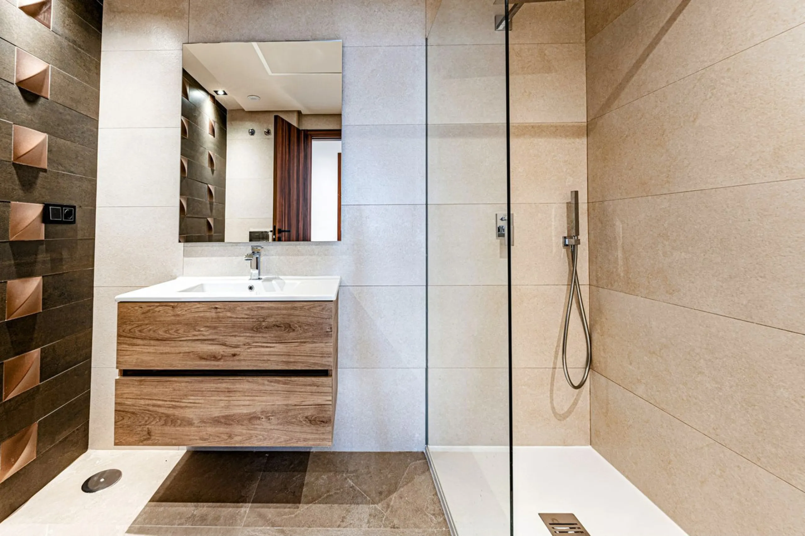Superb Elevated Corner 3-Bedoom 2-bath Contemporary Apartment with 2 separate balconies set within the sought-after Marbella Lake Development in the Golf Valley.