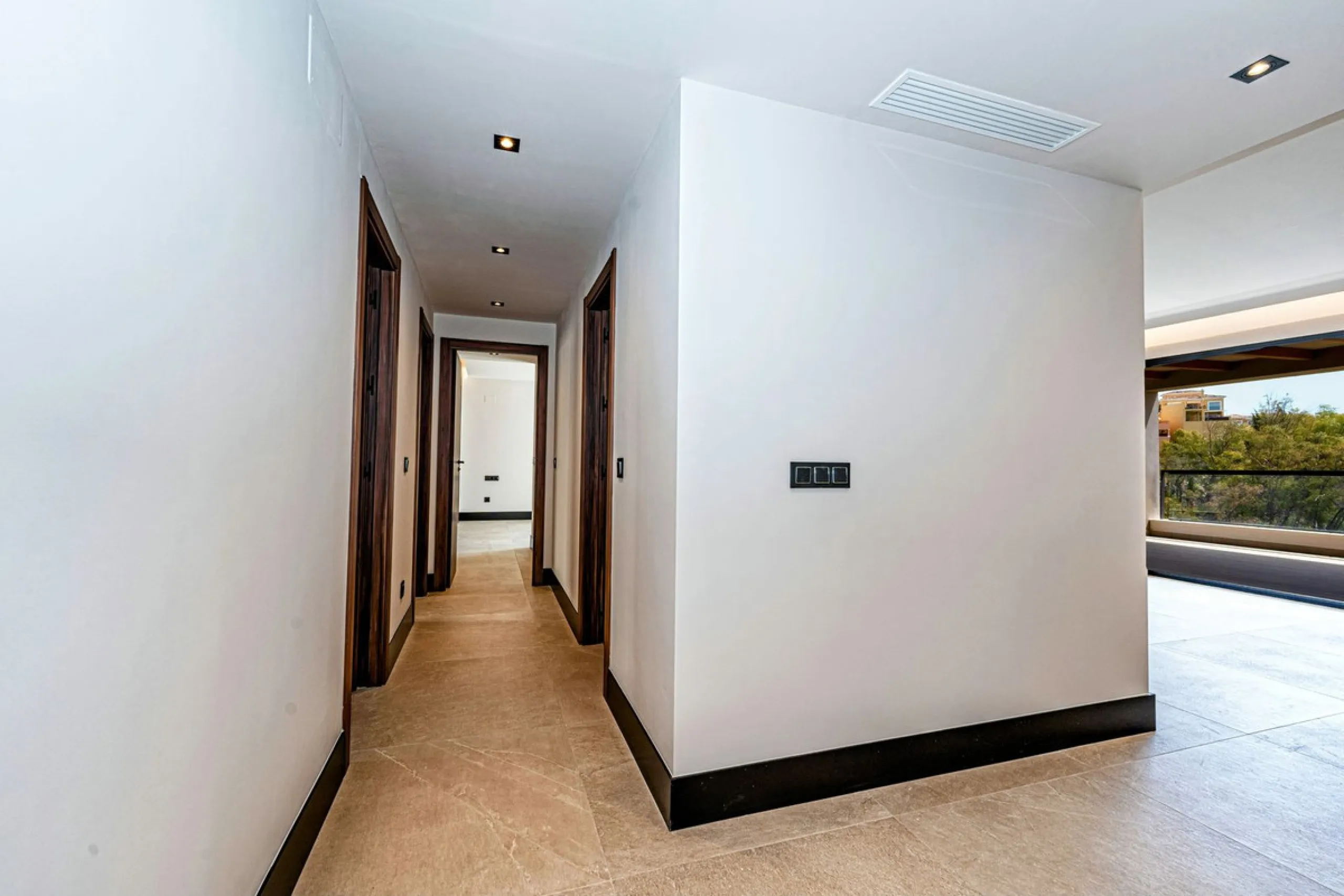 Superb Elevated Corner 3-Bedoom 2-bath Contemporary Apartment with 2 separate balconies set within the sought-after Marbella Lake Development in the Golf Valley.