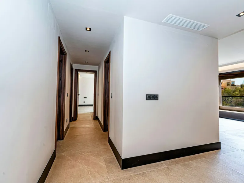 Superb Elevated Corner 3-Bedoom 2-bath Contemporary Apartment with 2 separate balconies set within the sought-after Marbella Lake Development in the Golf Valley.