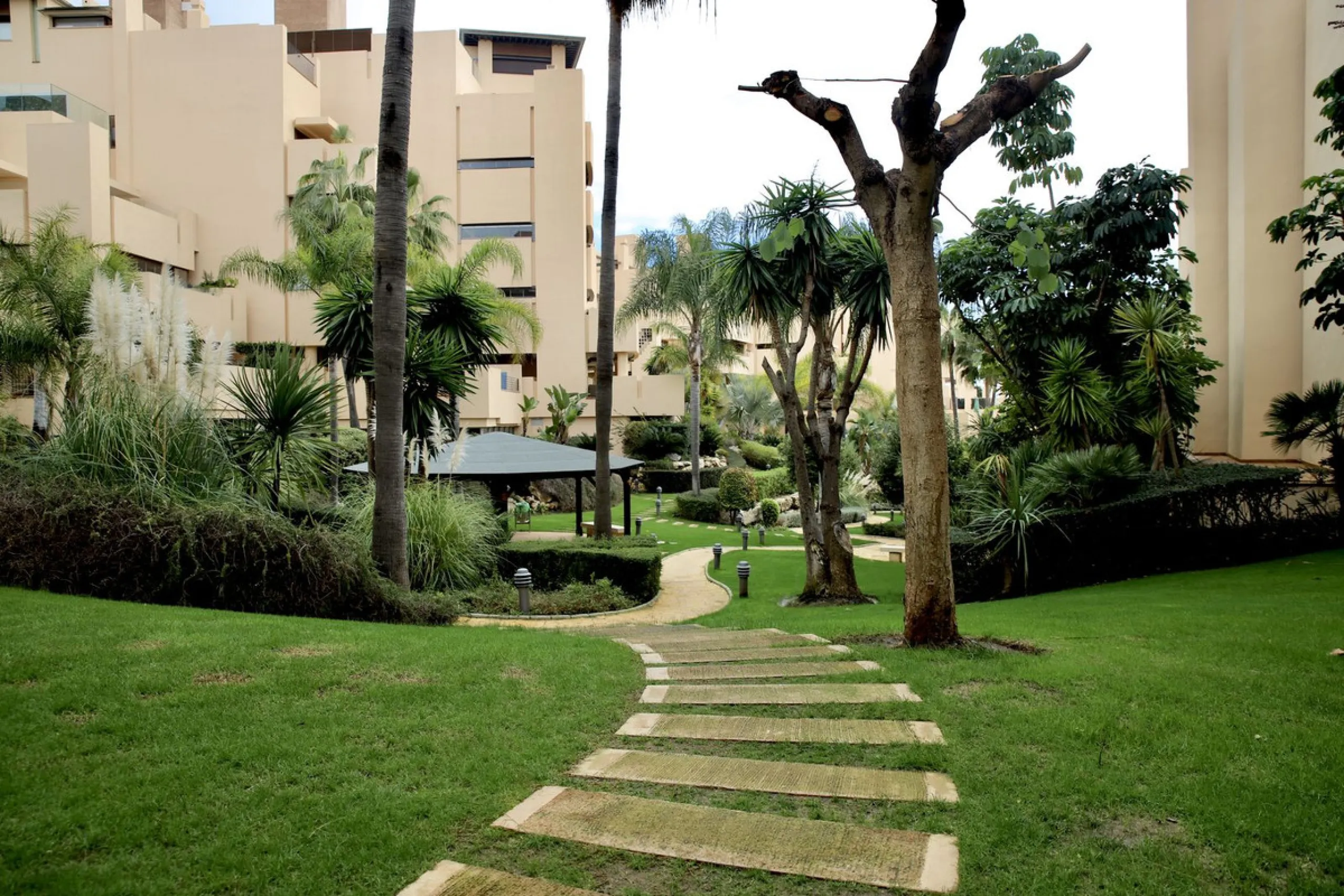 Ground floor apartment with terrace in Bahía de la Plata (Estepona) + garage and storage room.
