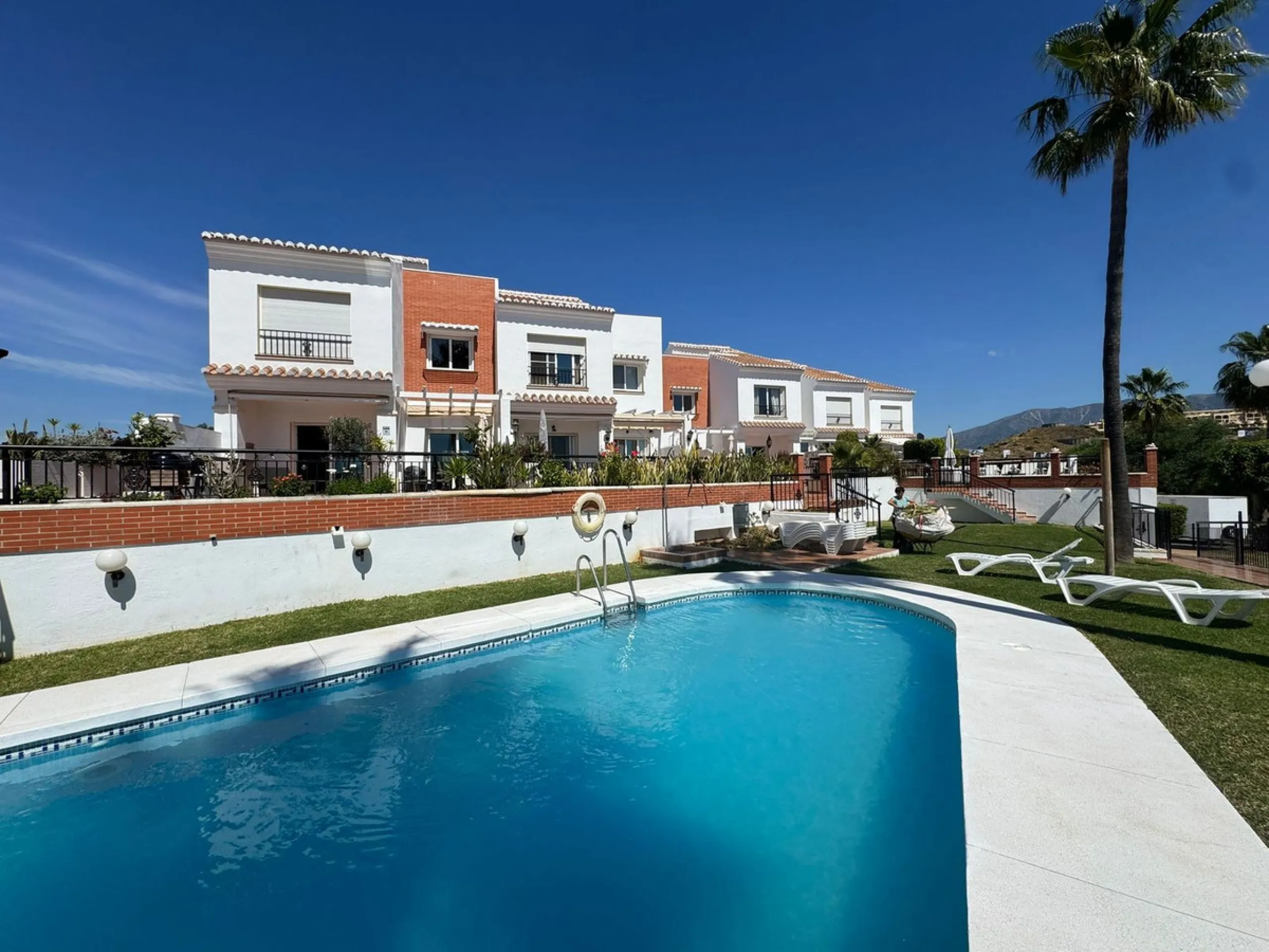 Townhouse , located in the prestigious El Chaparral la cala  The property is arranged into various rooms and service areas, and includes an exclusive-use garden area.
