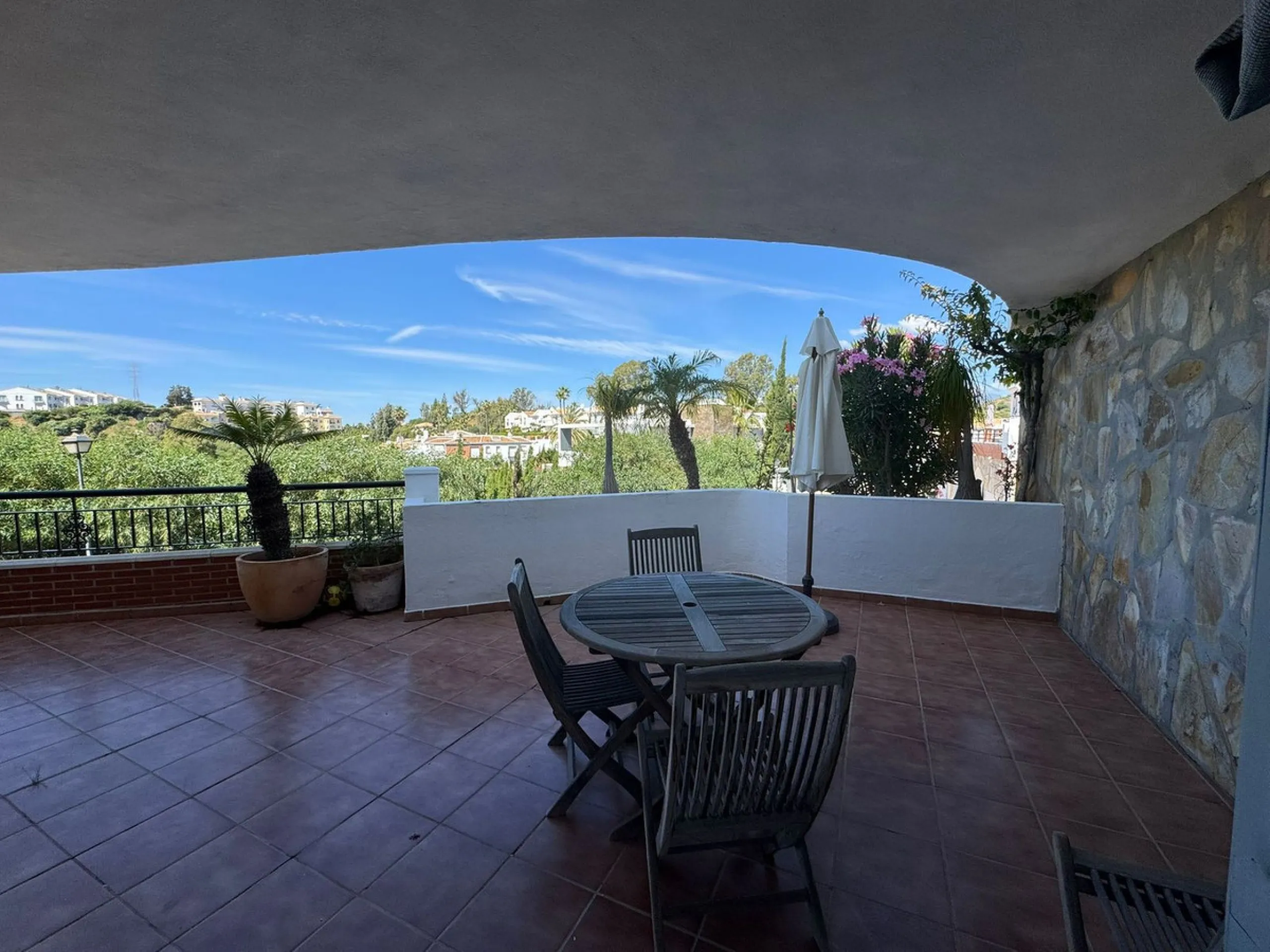 Townhouse , located in the prestigious El Chaparral la cala  The property is arranged into various rooms and service areas, and includes an exclusive-use garden area.