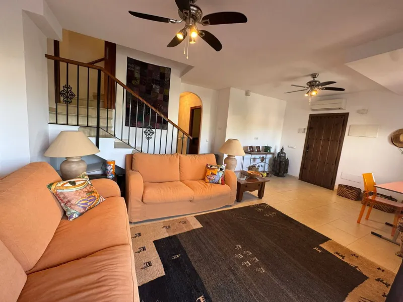 Townhouse , located in the prestigious El Chaparral la cala  The property is arranged into various rooms and service areas, and includes an exclusive-use garden area.