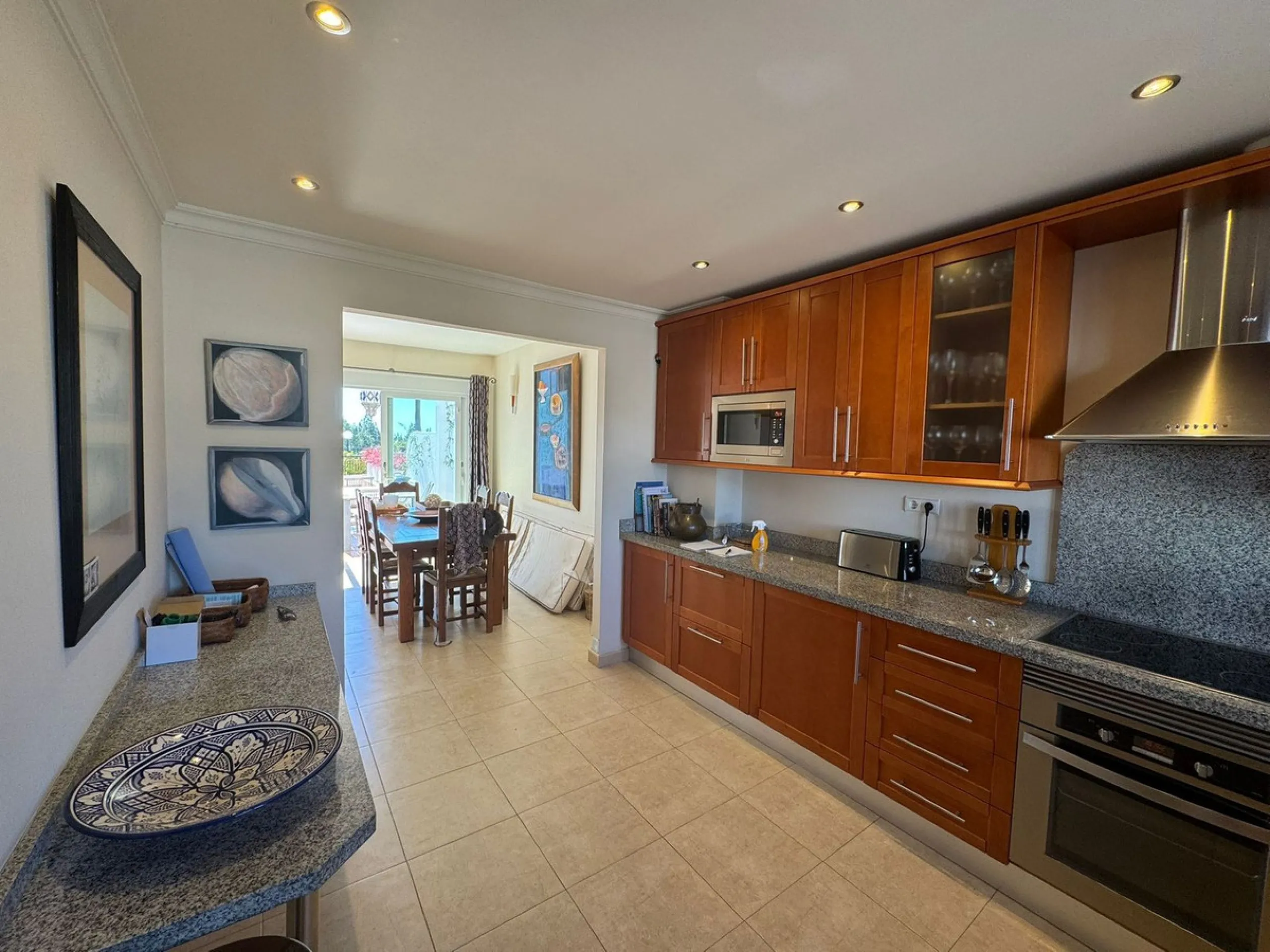 Townhouse , located in the prestigious El Chaparral la cala  The property is arranged into various rooms and service areas, and includes an exclusive-use garden area.