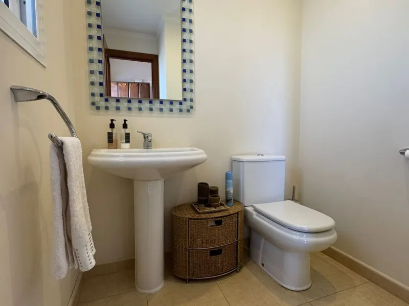Townhouse , located in the prestigious El Chaparral la cala  The property is arranged into various rooms and service areas, and includes an exclusive-use garden area.
